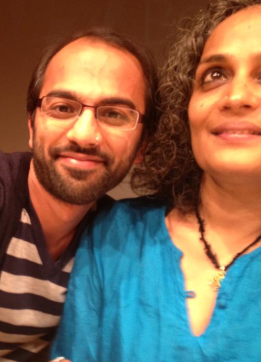 Selfie with Arudhati Roy