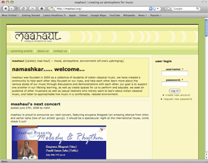 A screenshot of maahaul.org