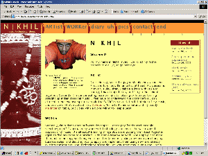 A screenshot of nikhiltrivedi.com
